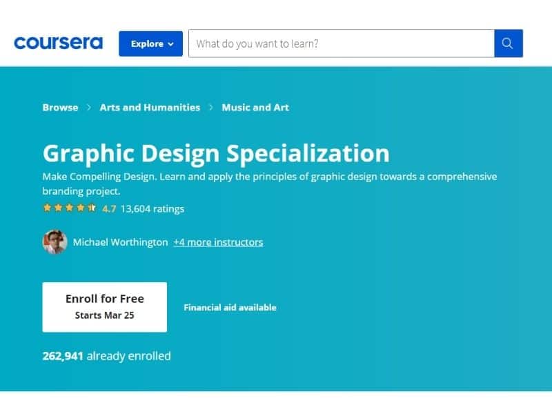 Coursera graphics design course